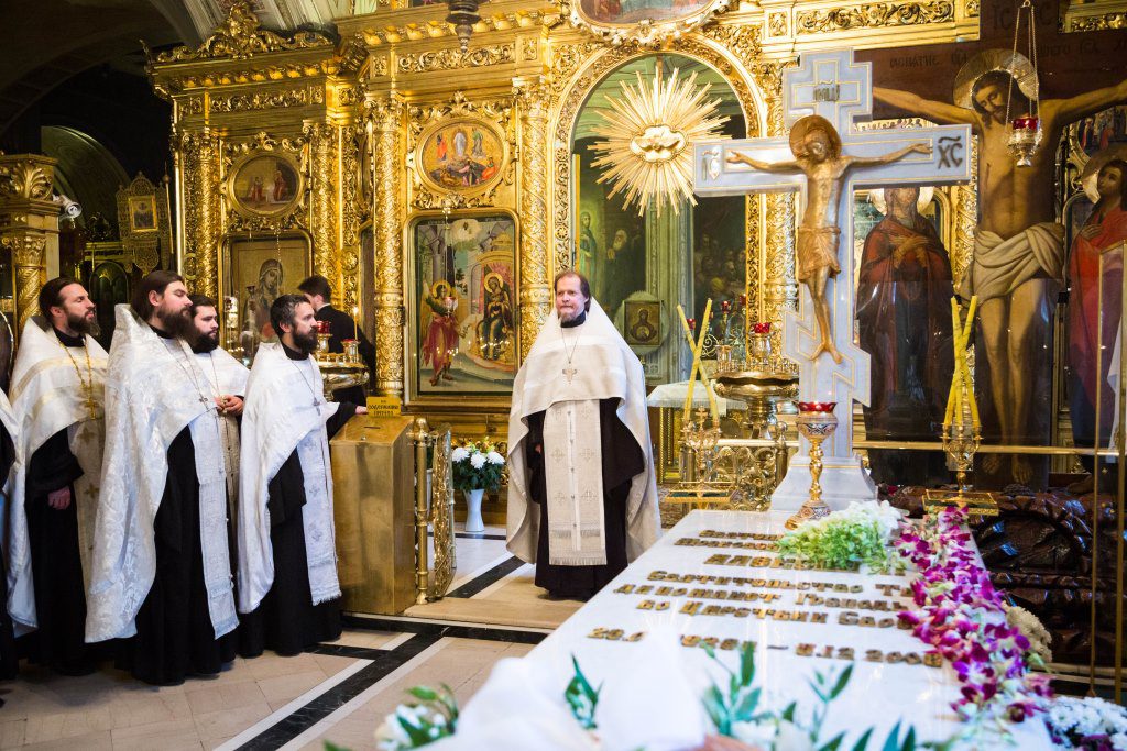 02/12/2013 Священнослужители Богоявленского благочиния совершили панихиду по приснопамятному Святейшему Патриарху Алексию II