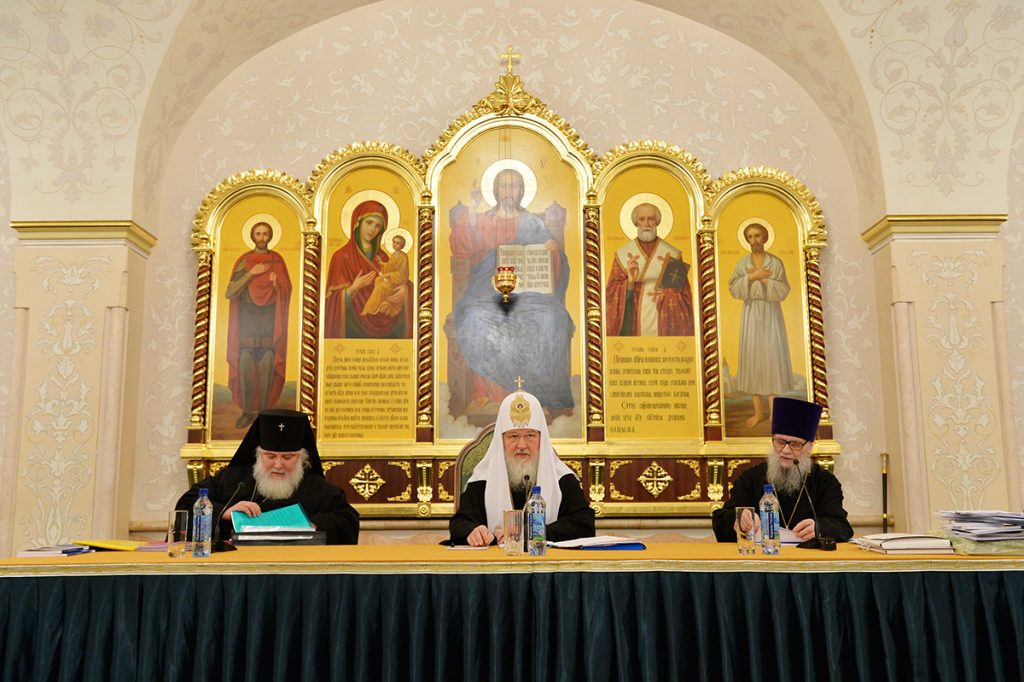03/12/2013 Архимандрит Дионисий принял участие в расширенном заседании Епархиального совета г. Москвы